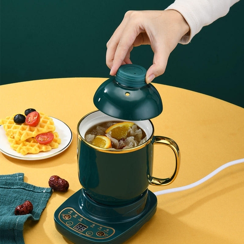 Cốc Chưng Yến Bằng Sứ | Hầm Đa Năng | Chạy Điện Công Suất 360W