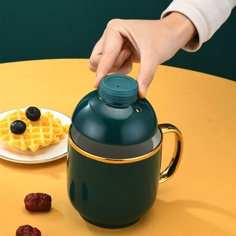 Cốc Chưng Yến Bằng Sứ | Hầm Đa Năng | Chạy Điện Công Suất 360W