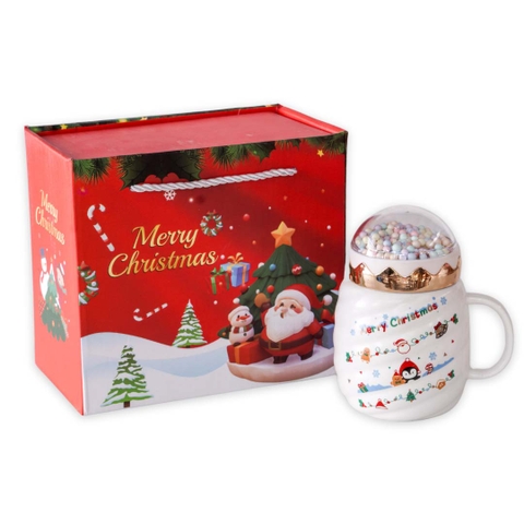 Cốc Giáng Sinh Tuyết Trắng - Cánh Cụt