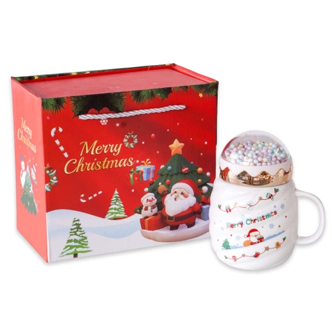 Cốc Giáng Sinh Tuyết Trắng - Ông Già Noel