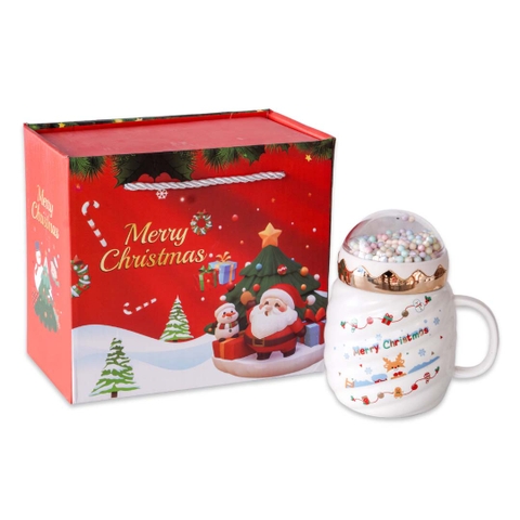 Cốc Giáng Sinh Tuyết Trắng - Tuần Lộc