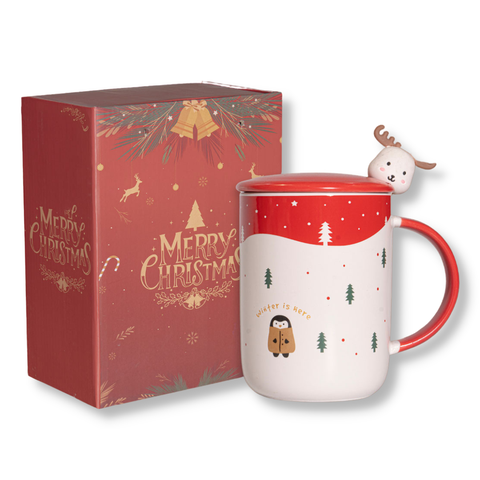 Cốc sứ Tuần lộc