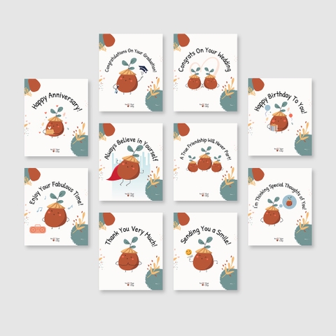 10 Mẫu Thiệp Sinh Nhật Đẹp / Cảm Ơn / Valentine / Chúc Mừng 8/3 / Tình Yêu / Tình Bạn / Kỉ Niệm / Tốt Nghiệp / Tri Ân