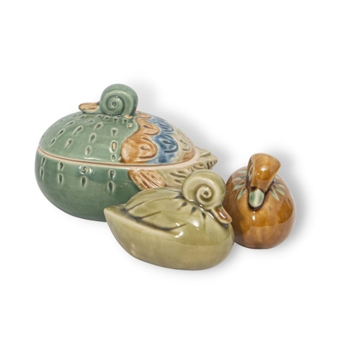 Hộp Đựng Mứt & Bánh Kẹo Hình Chú Vịt Mẹ & Con | Trang Trí Bàn Làm Việc | Decor Phòng Khách | Hũ Đựng Gia Vị (Gốm Sứ)