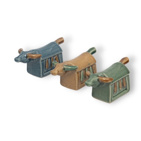 Tượng Trâu Mõ Gốm Sứ Trang Trí Bàn Làm Việc | Decor Phòng Khách | Phong Thủy | Thủy Sinh Tiểu Cảnh (Mini Cute)