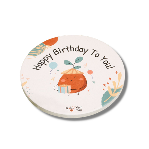 Miếng lót ly - Happy Birthday To You