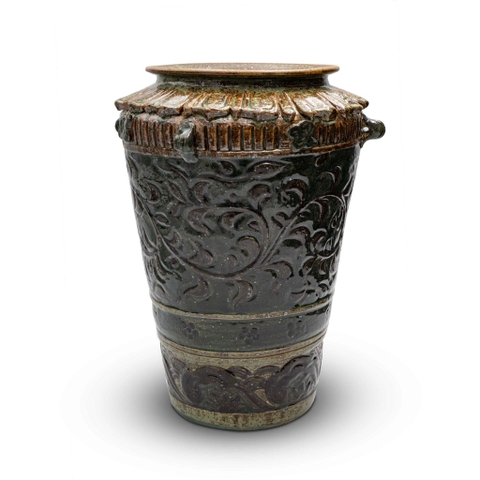 Thạp Họa Tiết Lá