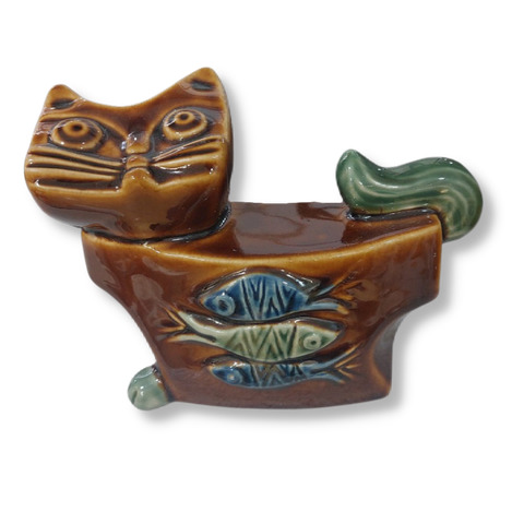 Tượng Mèo Gốm Sứ Trang Trí Bàn Làm Việc | Decor Phòng Khách | Phong Thủy | Thủy Sinh Tiểu Cảnh (Mini Cute)