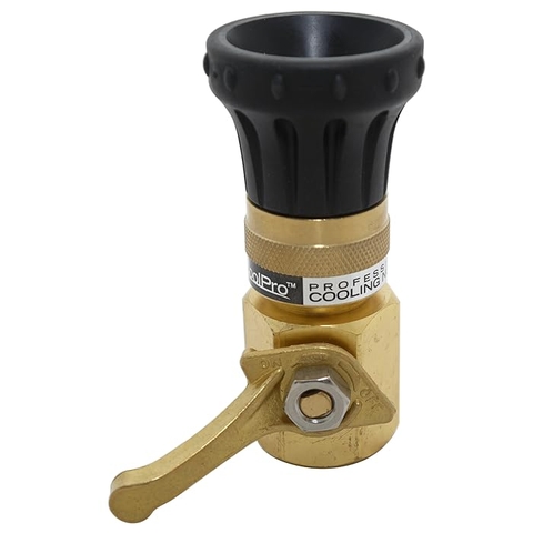 Đầu phun Cool Pro với Van điều khiển lưu lượng cao bằng đồng thau và Bộ chuyển đổi FHT 3/4in MHT x 1in