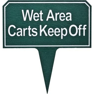 Biển hiệu Fairway nhựa tái chế sân golf