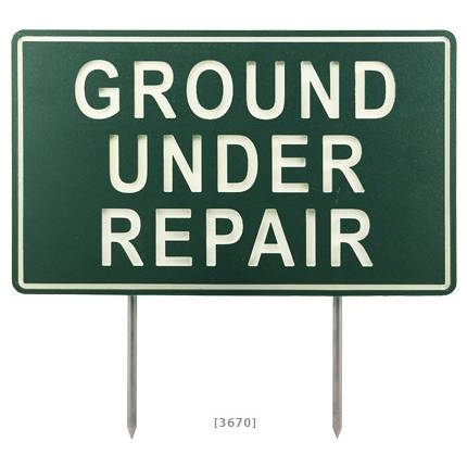 Biển hiệu Fairway sân golf