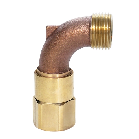 Phụ kiện vòi xoay ống nước bằng đồng Underhill cho sân golf 3/4in Fpt x 3/4in MHT