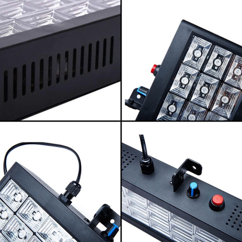 Đèn sân khấu chớp pha 18led RGB( đổi màu)- Led Thiên Mã