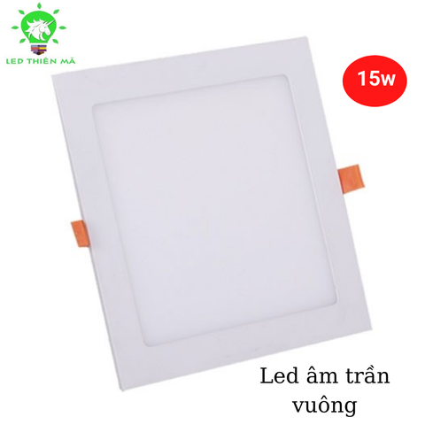 Đèn led âm trần siêu mỏng vuông- Led Thiên Mã (Bảo hành 2 năm)