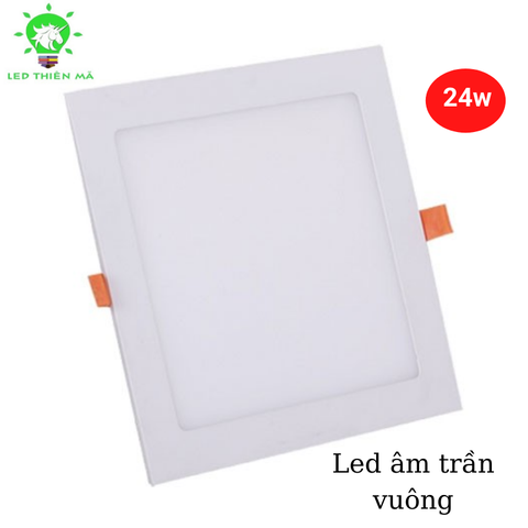 Đèn led âm trần siêu mỏng vuông- Led Thiên Mã (Bảo hành 2 năm)