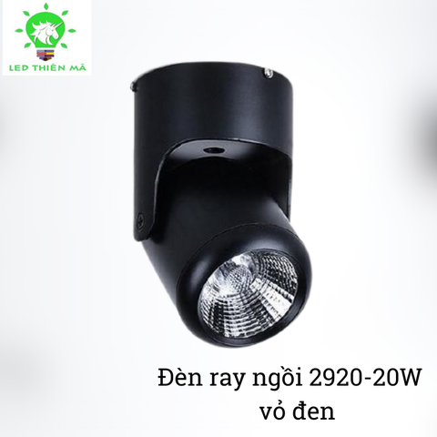 Đèn rọi ray COB vỏ đen Y2920  20W Led Thiên Mã