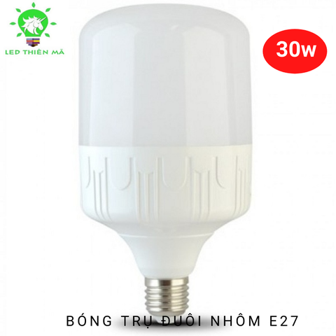 Bóng đèn trụ đuôi E27 ánh sáng trắng/vàng -Led Thiên Mã