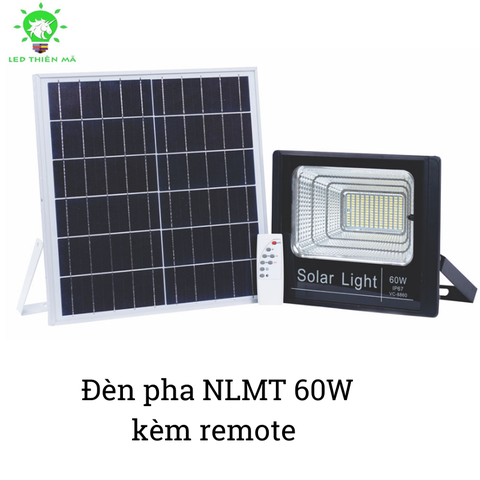 Đèn pha năng lượng ngoài trời có remote- Led Thiên Mã