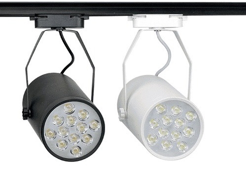 Đèn rọi ray mắt trâu 12W ánh sáng trắng vàng -Led Thiên Mã