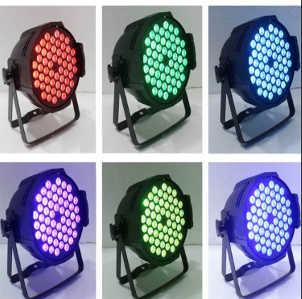 Đèn vũ trường cảm ứng nhạc 54led FULL MÀU- Led Thiên Mã