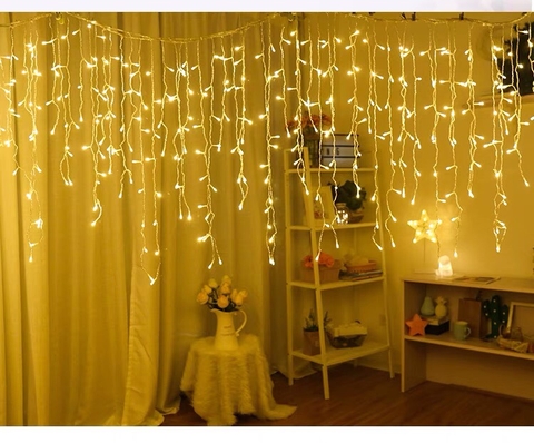 Đèn led màn thả nháy 10m x 0.6m  trang trí giáng sinh, lễ ,sự kiện