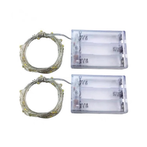 Kẽm Pin 5m/50 bóng - vàng/trắng/RGB (chớp)