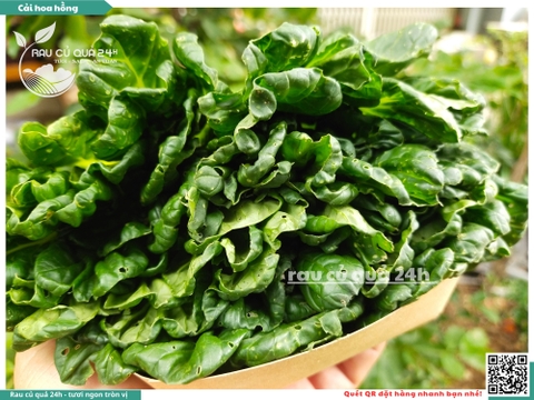 Rau Cải hoa hồng khoảng 300g