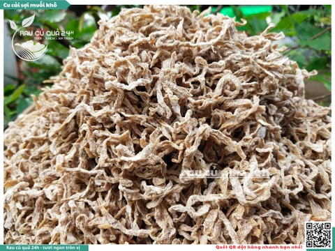 Củ cải cắt sợi muối khô 100g