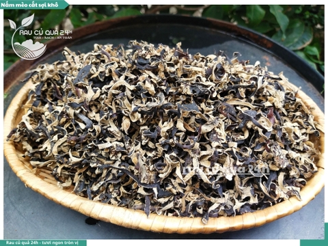 Nấm mộc nhĩ (Nấm mèo khô) cắt sợi khoảng 45g