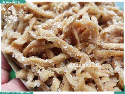 Củ cải cắt sợi muối tươi khoảng 400g