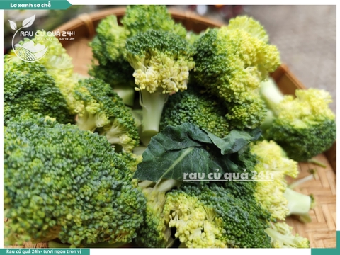 Bông lơ xanh sơ chế khoảng 250g