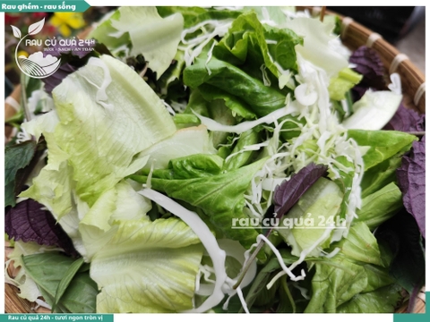 Combo rau sống - rau ghém khoảng 300g