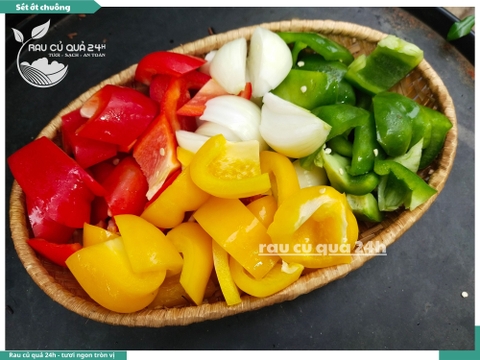 Combo Ớt chuông mix khoảng 500g