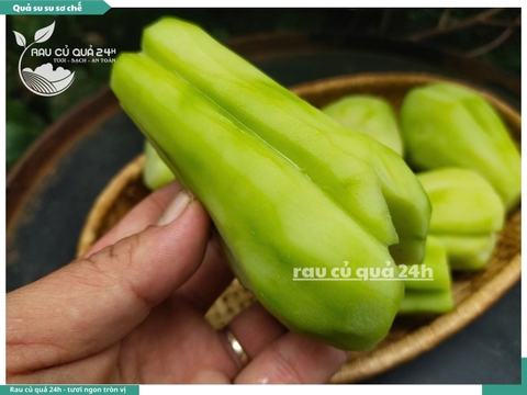 Quả su su sơ chế khoảng 350 - 550g