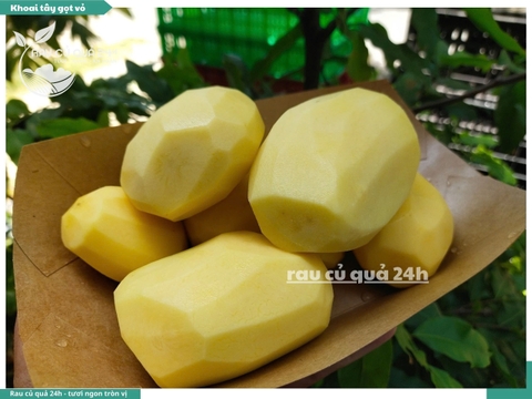 Khoai tây sơ chế khoảng 350 - 550g