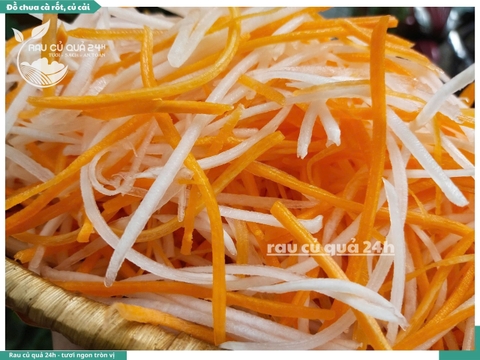 Đồ chua cà rốt, củ cải cắt sợi khoảng 200g