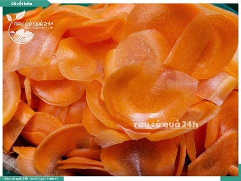 Cà rốt bào mỏng khoảng 400 - 500g