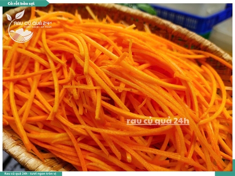 Cà rốt bào sợi khoảng 400 - 500g