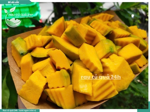 Bí đỏ cắt khoảng 400 - 500g