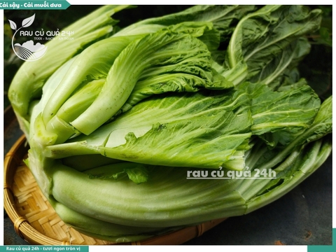 Cải muối dưa (cải sậy) khoảng 1kg