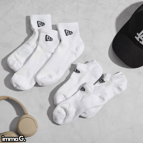 SOCK NEW ERA SMALL LOGO WHITE