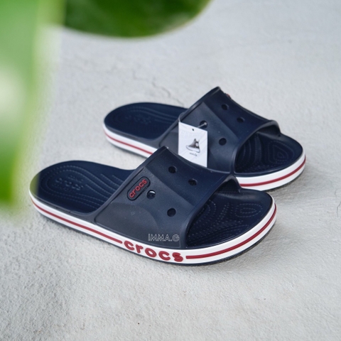 SLIDE CROCS BAYABAND NAVY - 205392-4CC