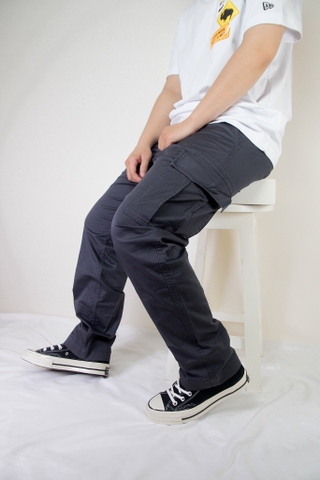 CARGO PAIN UNIQLO BLACK