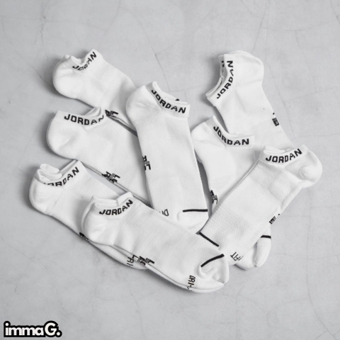 SOCK JORDAN LOW WHITE