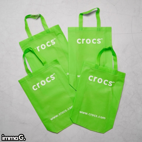 TOTE BAG CROCS GREEN