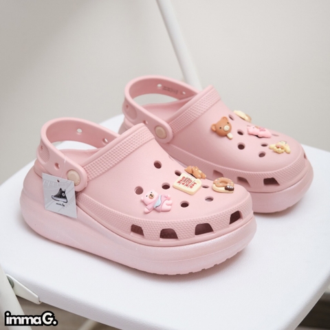 CROCS CRUSH CLOG PINK CLAY SHIMMER