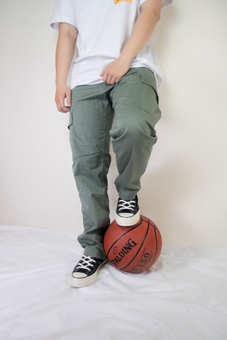 CARGO PAIN UNIQLO OLIVE