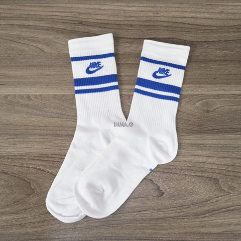SOCK NIKE ESSENTIAL WHITE/BLUE - DX5089-105