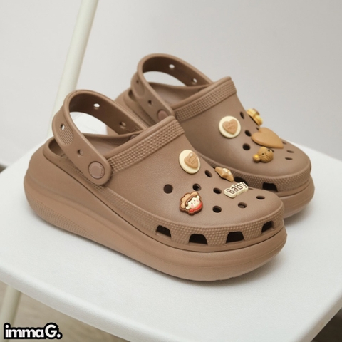 CROCS CRUSH CLOG LATTE - 207521-2Q9