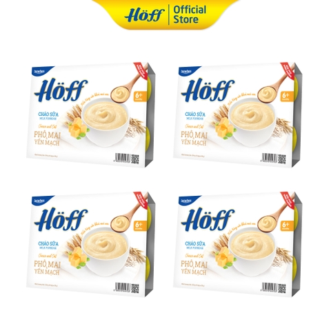 Cháo Sữa Phô Mai - Yến Mạch HOFF (4 vỉ -24 hộp)